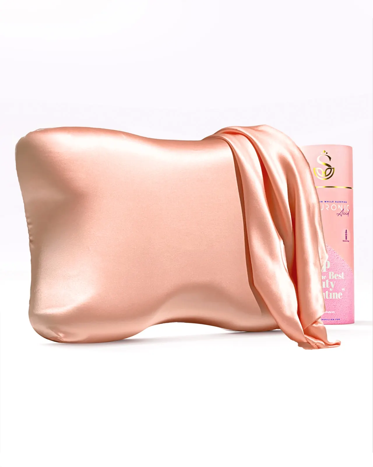 %100 İpek Güzellik Yastığı Pembe — Shine Pillow