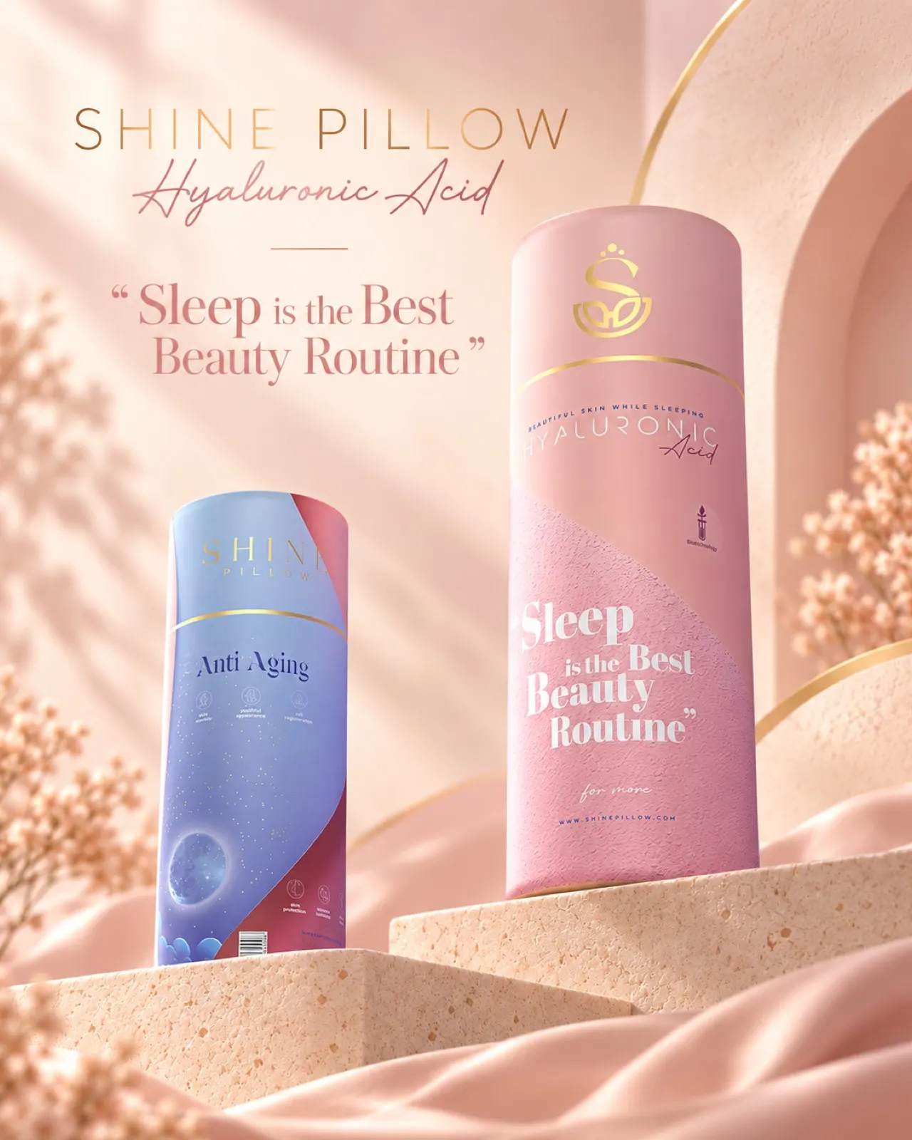 2'li Güzellik Yastığı Seti — Shine Pillow